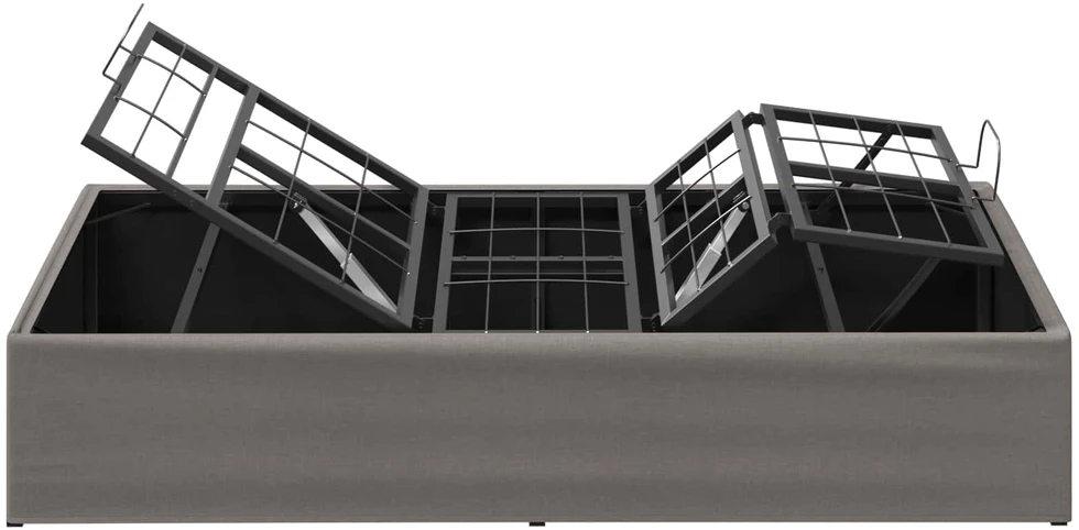 Elektrinis reguliuojamas lovos rėmas Taupe 200 x 100 x 33,5 cm