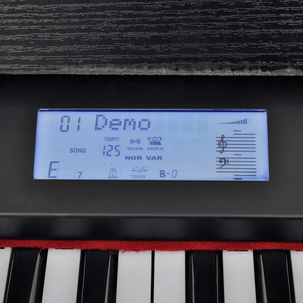 Elektrinis skaitmeninis pianinas su stovu natoms, 88 klavišų
