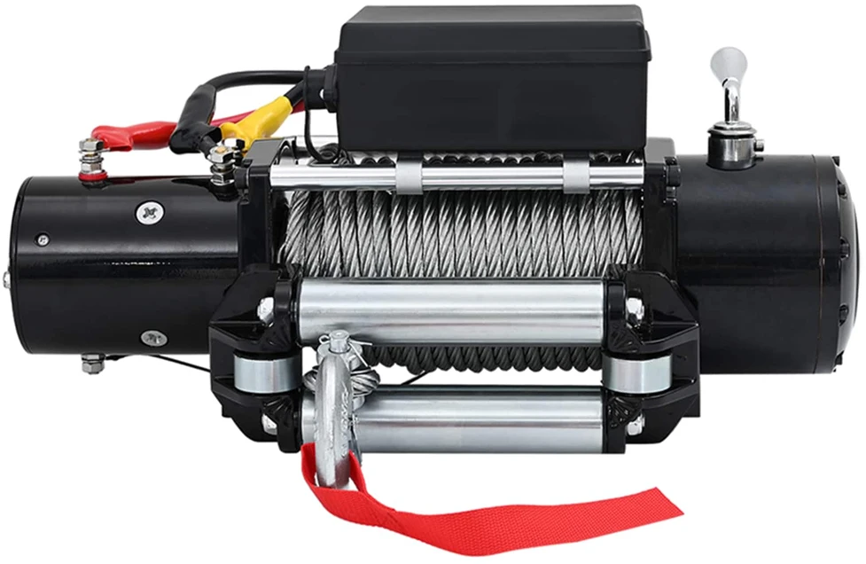 Elektrinis winchas PVC Juoda