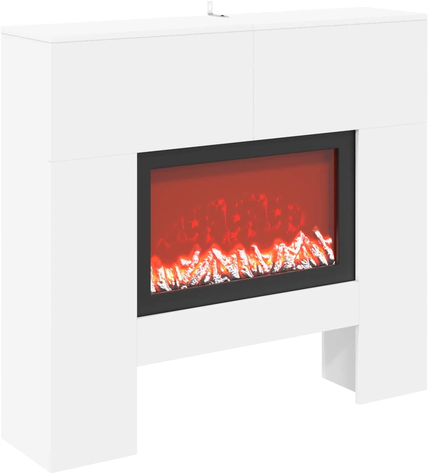 Elektrinis židinys Balta 100 x 24,5 x 90 cm Apdirbta mediena