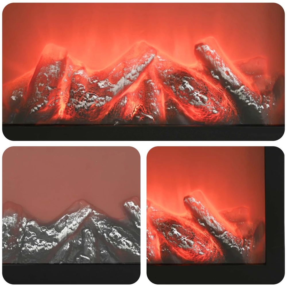 Elektrinis židinys Balta 100 x 30 x 44 cm Apdirbta mediena