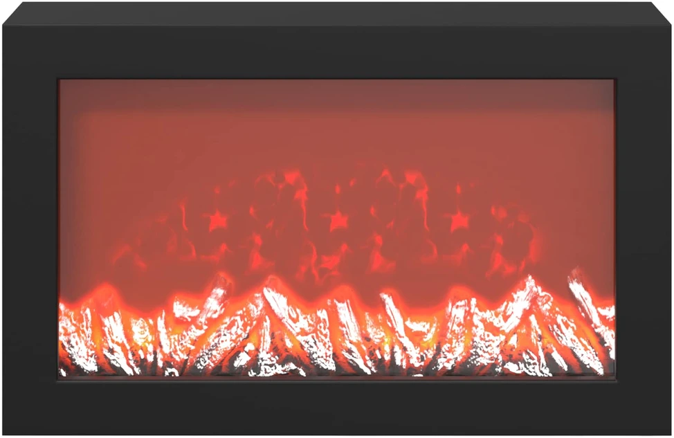 Elektrinis židinys Balta 140 x 30 x 67 cm Apdirbta mediena