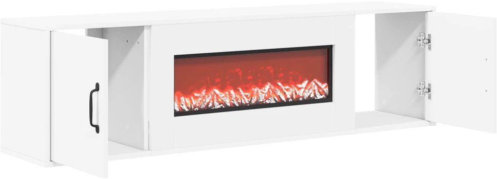Elektrinis židinys Balta 140,5 x 30 x 39 cm Apdirbta mediena