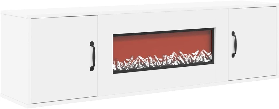Elektrinis židinys Balta 140,5 x 30 x 39 cm Apdirbta mediena