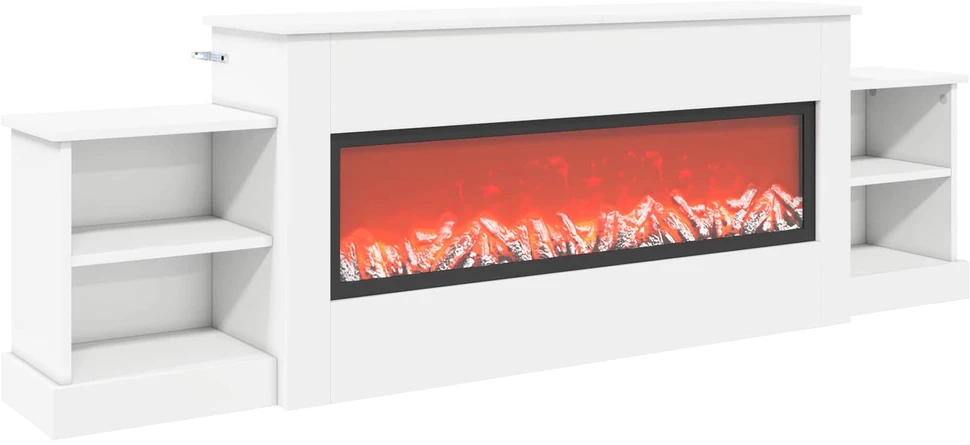 Elektrinis židinys Balta 177 x 30 x 56,5 cm Apdirbta mediena