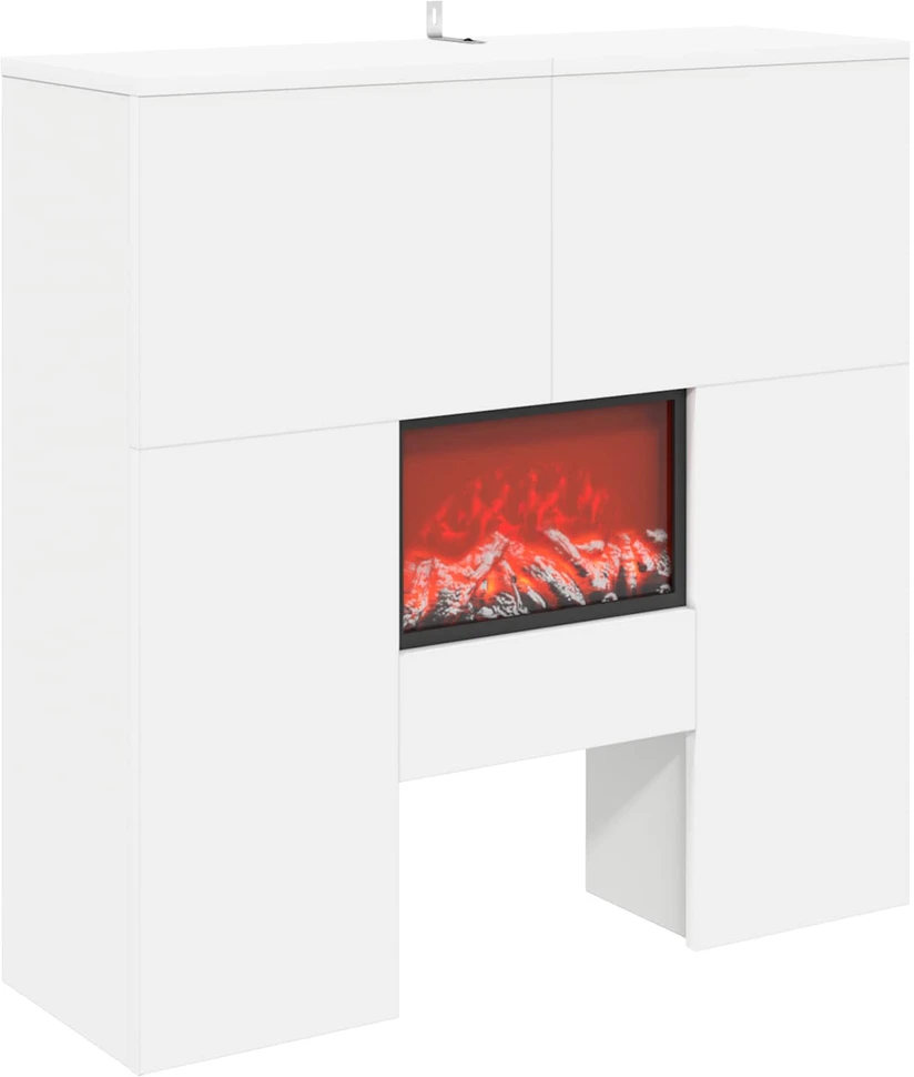 Elektrinis židinys Balta 75 x 24,5 x 75 cm Apdirbta mediena