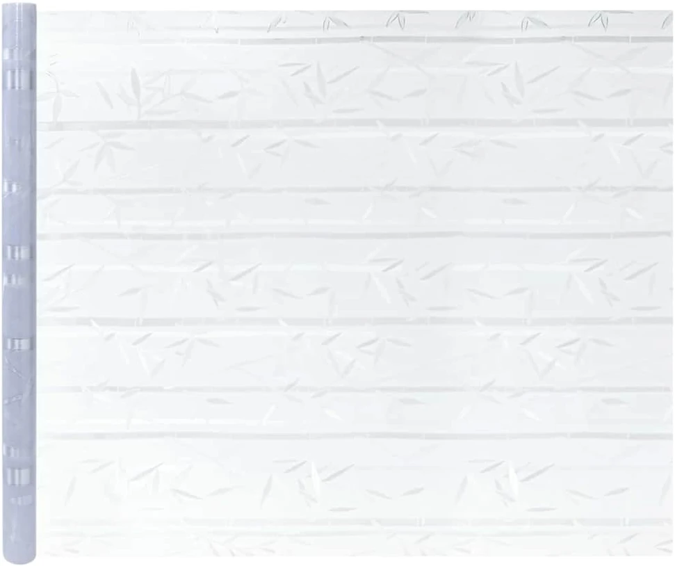 Elektrostatinė langų plėvelė Bambuko raštas 90 x 500 cm PVC