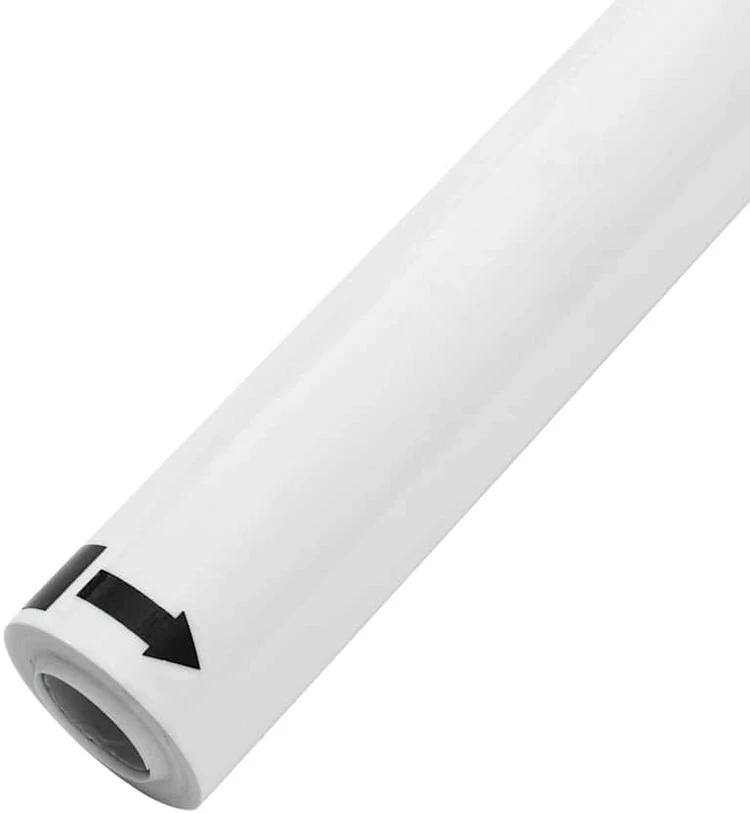 Elektrostatinė langų plėvelė Frosted Balta 45 x 1000 cm PVC