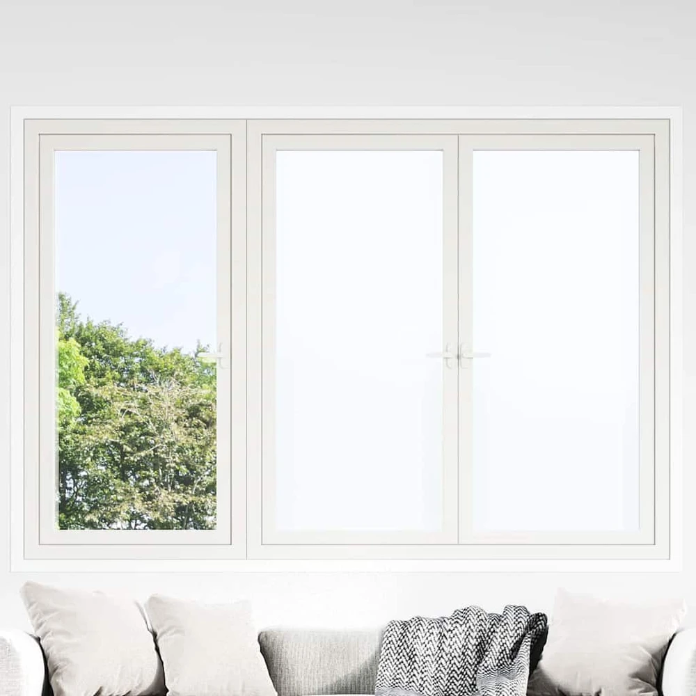 Elektrostatinė langų plėvelė Frosted Balta 45 x 1000 cm PVC