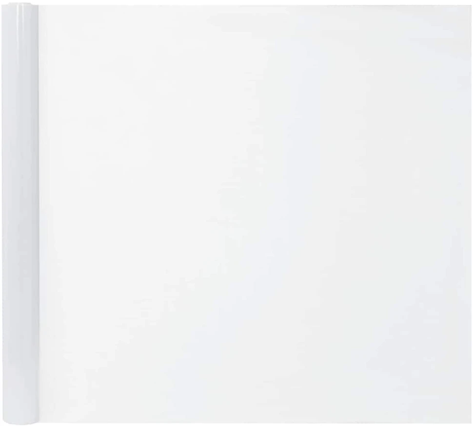Elektrostatinė langų plėvelė Frosted Balta 45 x 1000 cm PVC