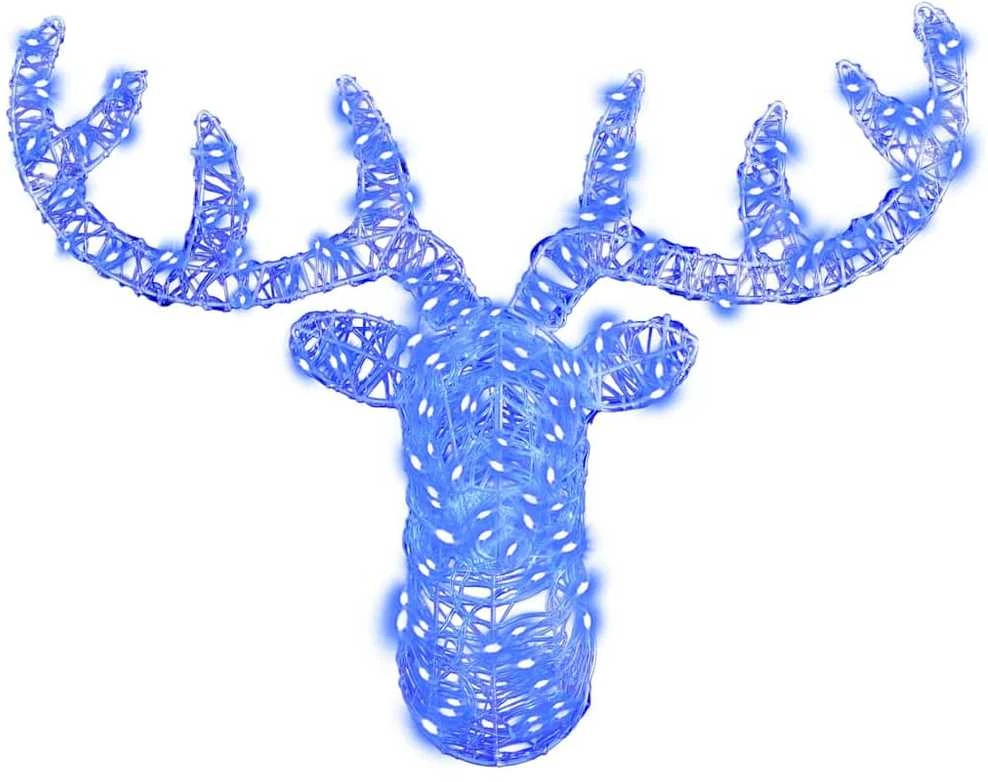 Elnių Galva 140 LED Mėlyna 68 x 36,5 x 62,5 cm Akrilas