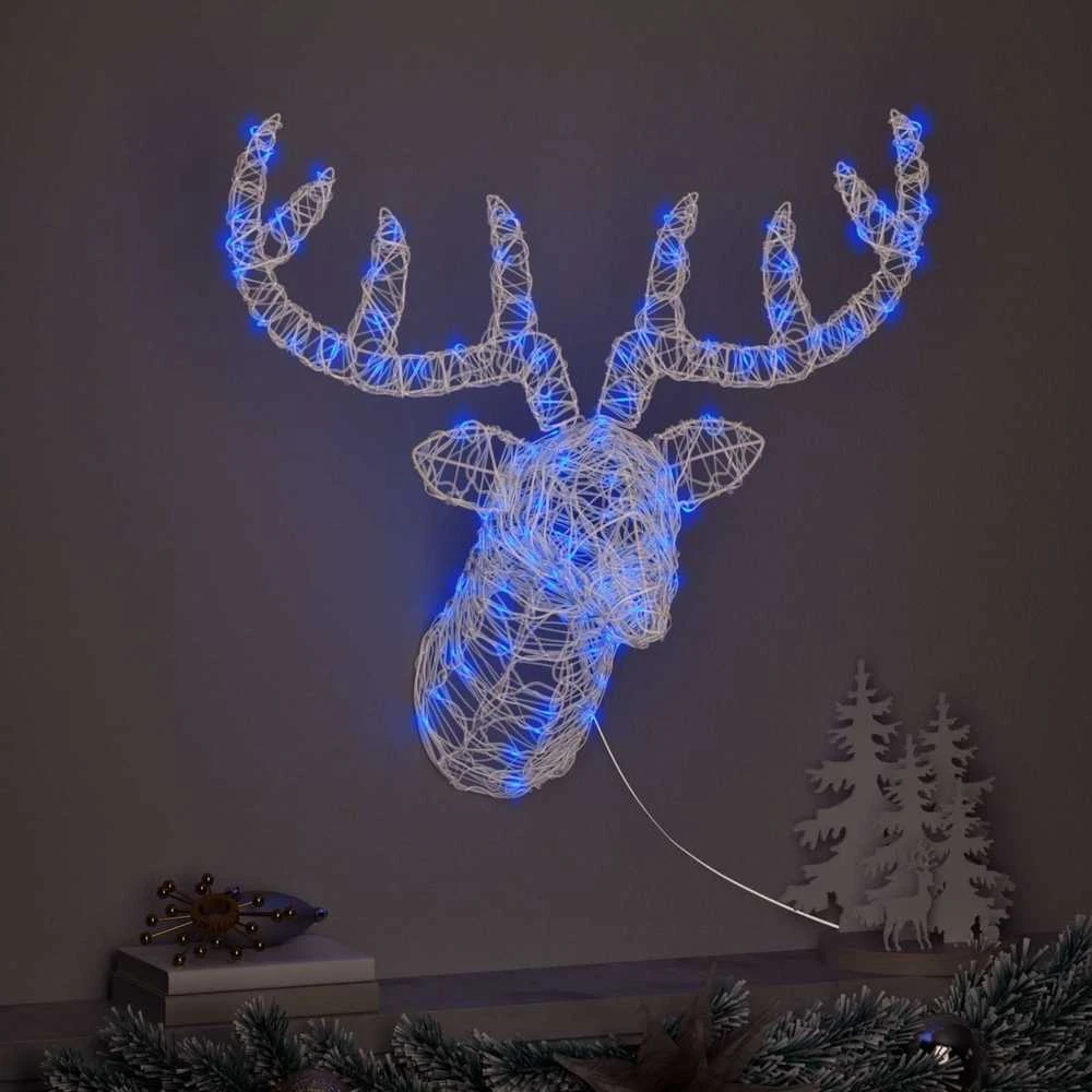 Elnių Galva 140 LED Mėlyna 68 x 36,5 x 62,5 cm Akrilas
