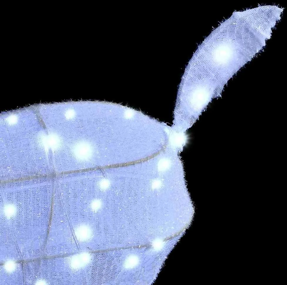 Elnių Šeima 3 vnt. 300 LED Šalta balta 68 x 26 x 127 cm Audinys