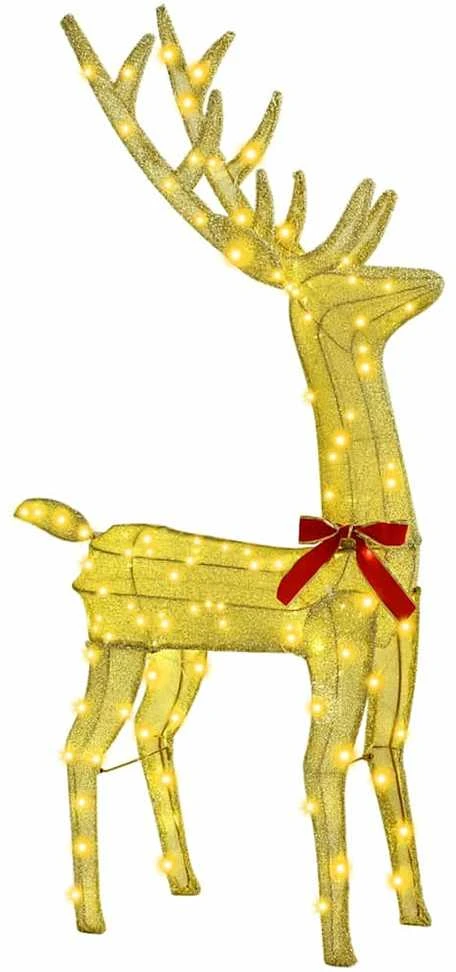 Elnių Šeima 3 vnt. 300 LED Šilta balta 68 x 26 x 127 cm Audinys