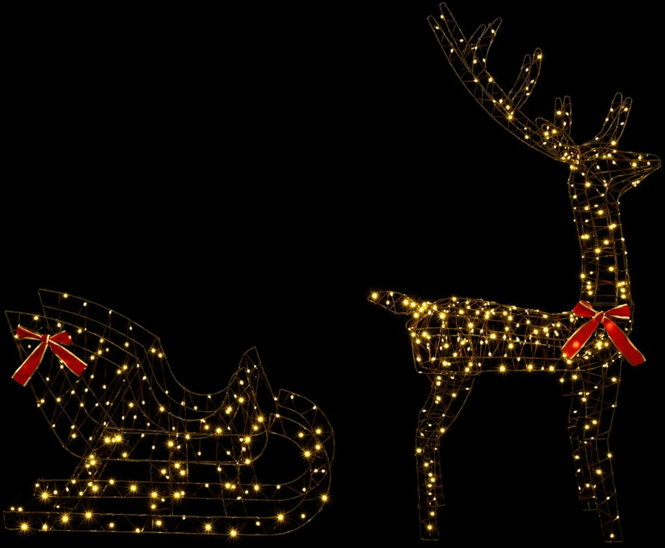 Elnių tempimo roges LOVIISA 450 LED Šilta balta