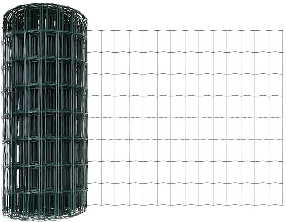 Euro tvora 0,4 x 25 m PVC padengta geležis Žalia