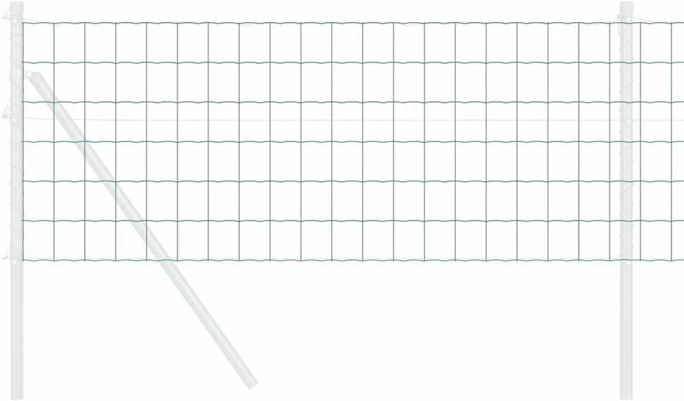 Euro tvora 0,6 x 10 m PVC padengta geležis Žalia