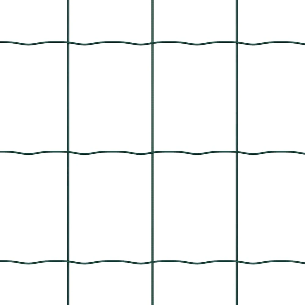 Euro tvora 0,6 x 10 m PVC padengta geležis Žalia