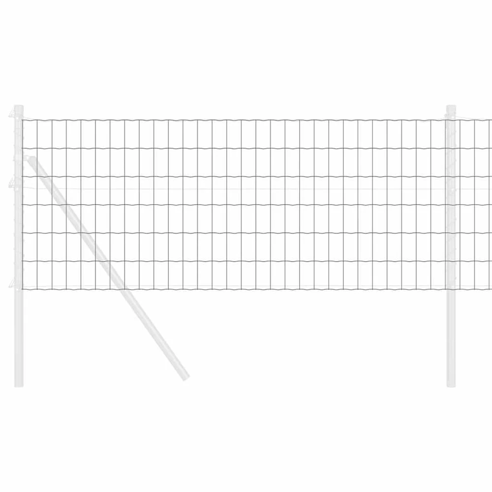 Euro tvora 0,6 x 50 m PVC padengta geležis Pilka