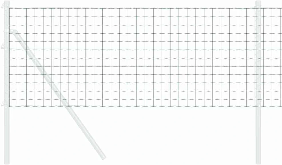 Euro tvora 0,8 x 10 m PVC padengta geležis Žalia