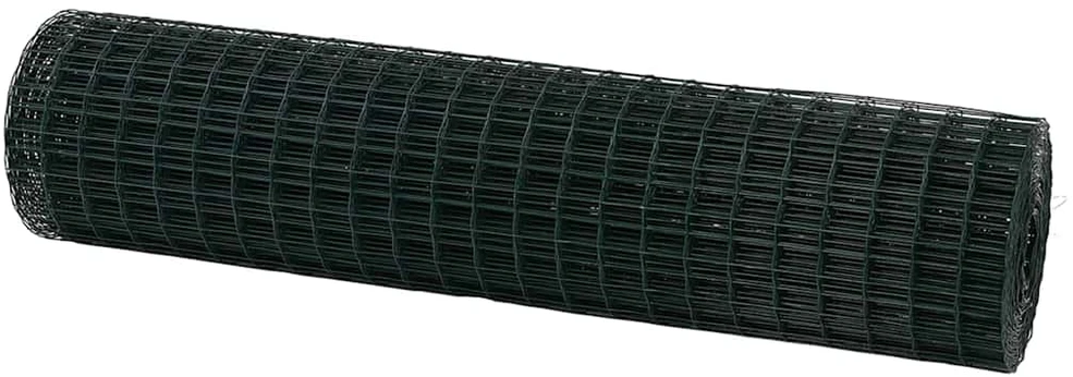 Euro tvora 1 x 10 m PVC padengta geležis Žalia