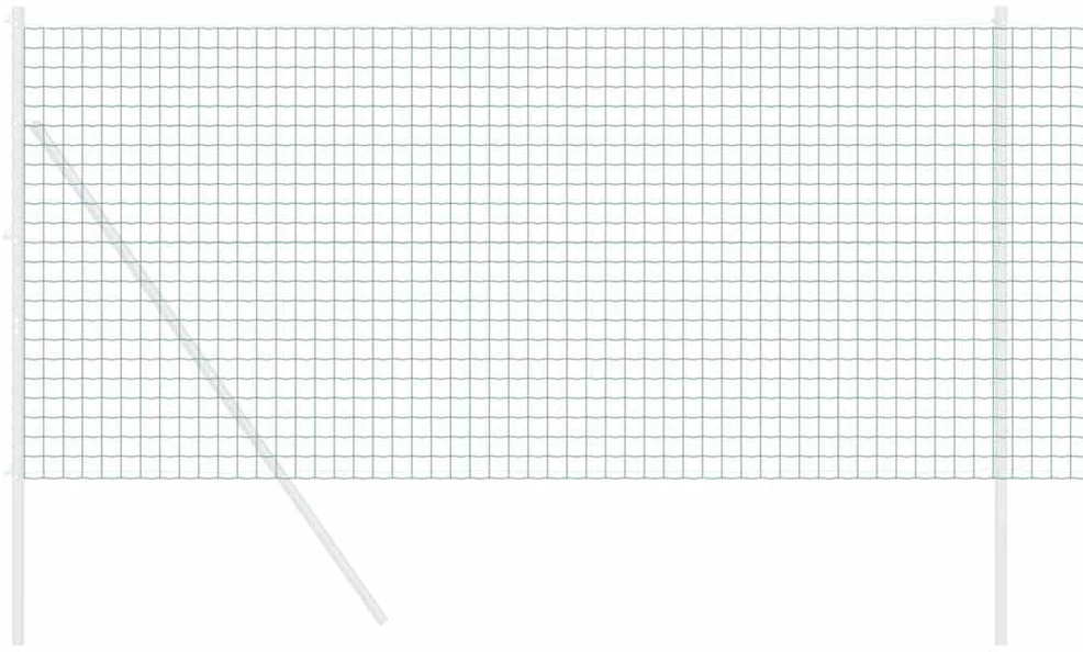 Euro tvora 1,2 x 10 m PVC padengta geležis Žalia