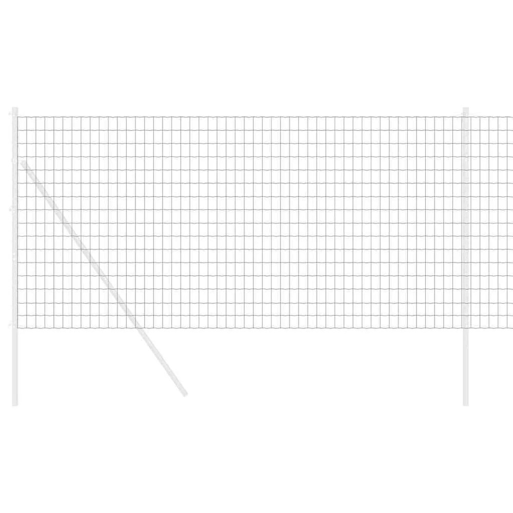 Euro tvora 1,2 x 10 m PVC padengta geležis Pilka