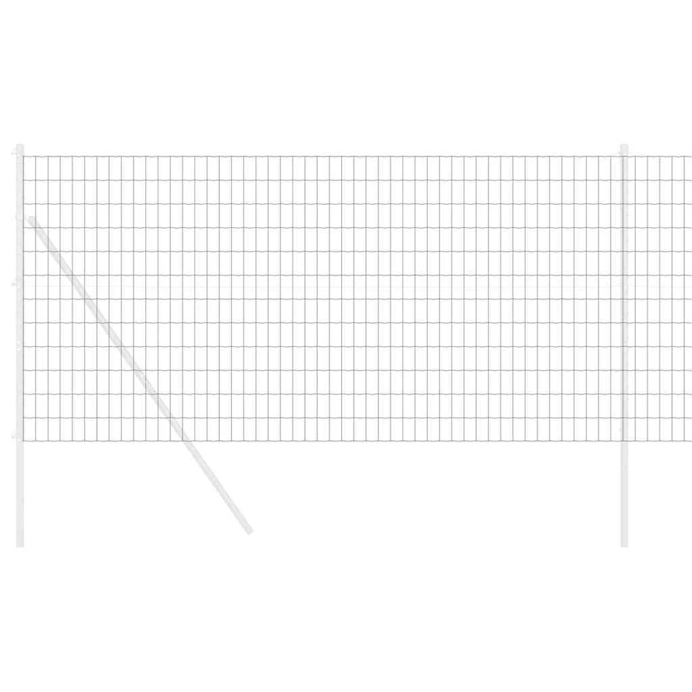 Euro tvora 1,2 x 10 m PVC padengta geležis Pilka