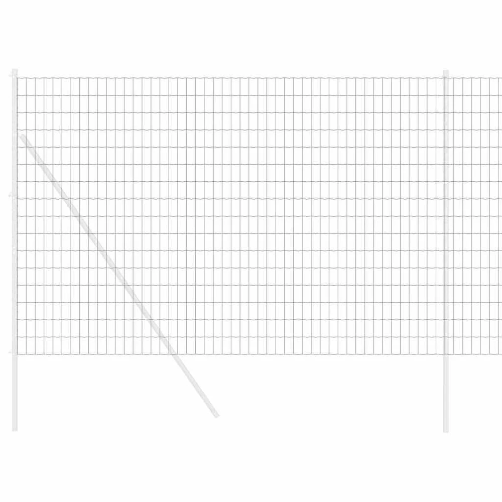 Euro tvora 1,6 x 10 m PVC padengta geležis Pilka