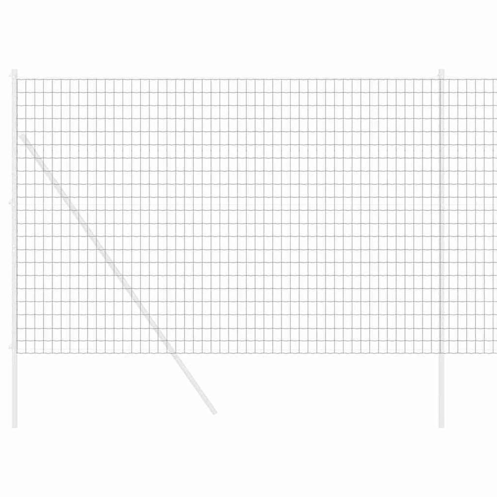 Euro tvora 1,6 x 10 m PVC padengta geležis Pilka
