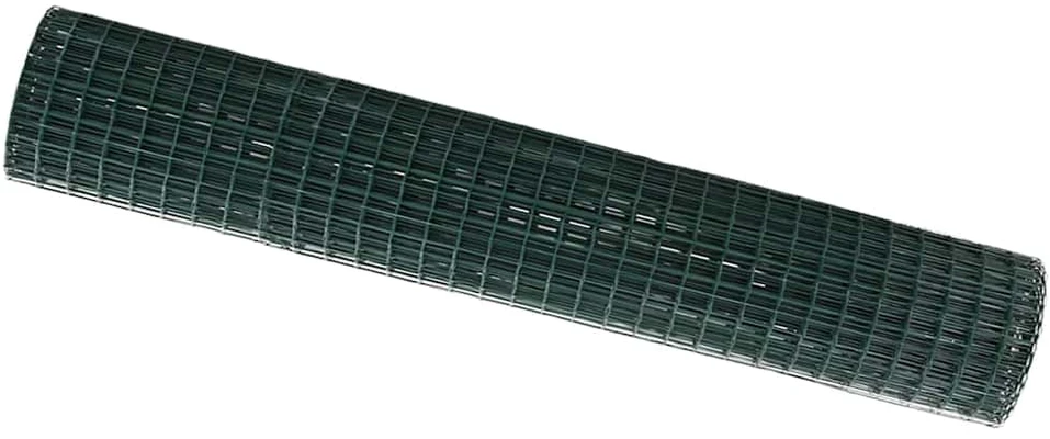 Euro tvora 1,6 x 10 m PVC padengta geležis Žalia