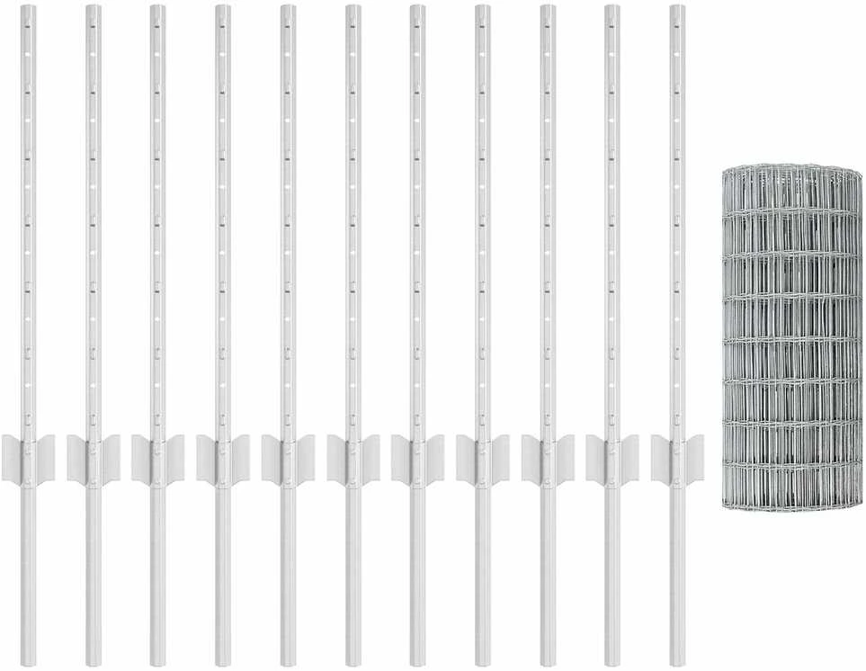 Euro tvoros su stulpu 25 x 0,6 m Galvanizuotas plienas
