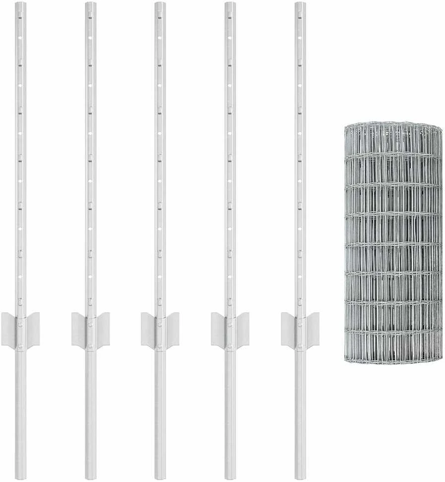 Euro tvoros su stulpu 10 x 0,6 m Galvanizuotas plienas