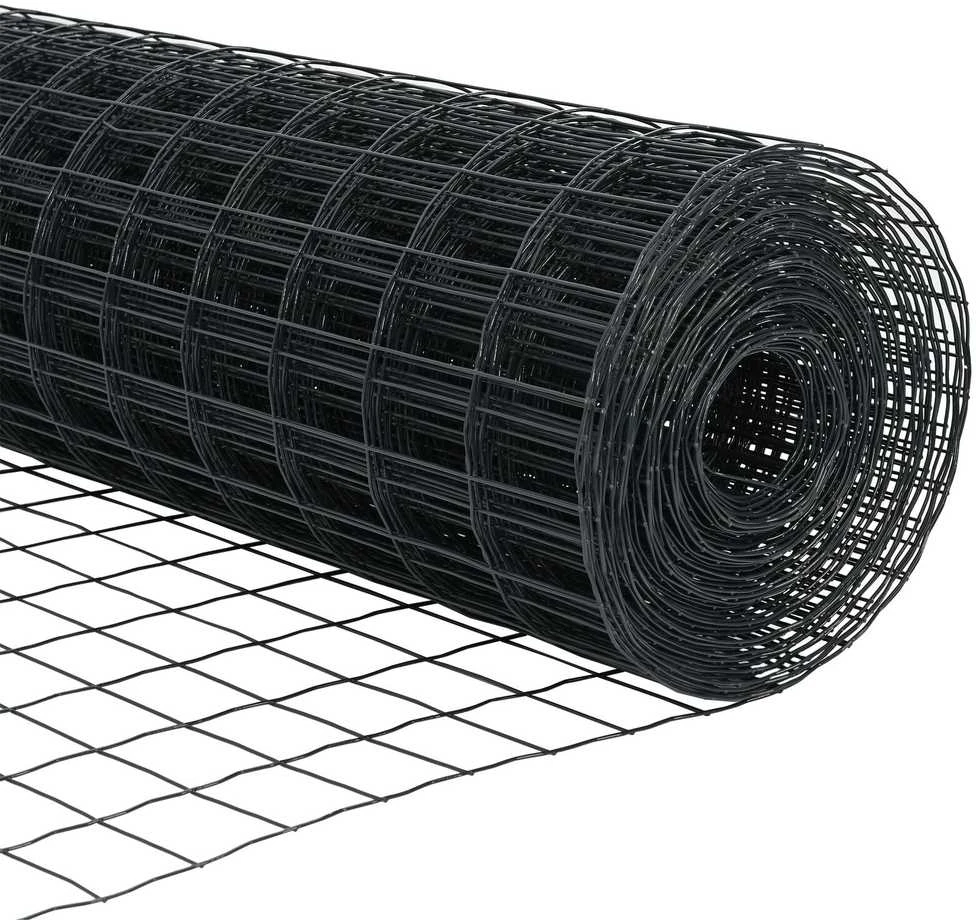 Euro tvora 0,4 x 10 m PVC padengta geležis Pilka