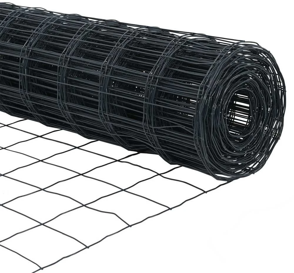 Euro tvora 0,4 x 50 m PVC padengta geležis Pilka