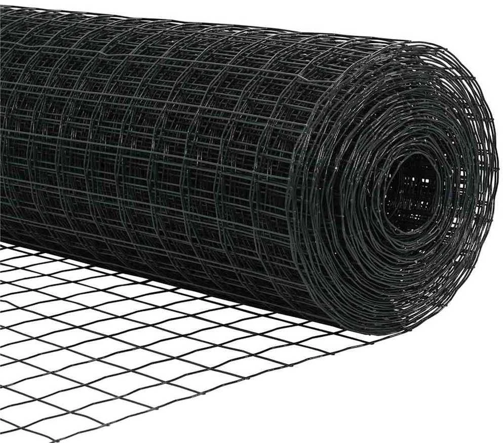 Euro tvora 0,6 x 50 m PVC padengta geležis Pilka