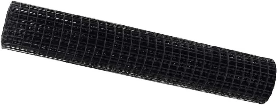 Euro tvora 1,6 x 10 m PVC padengta geležis Pilka