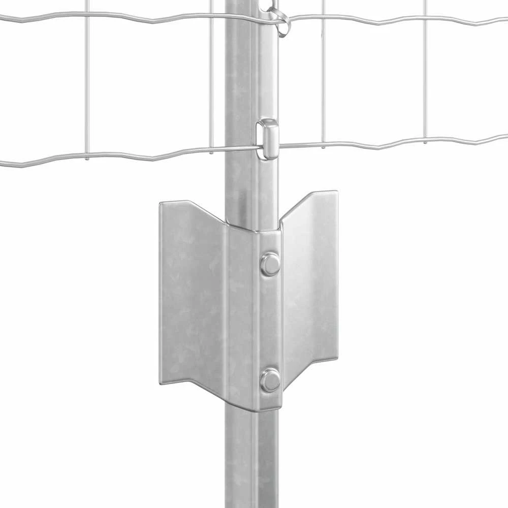 Euro tvoros su stulpu 50 x 0,6 m Galvanizuotas plienas