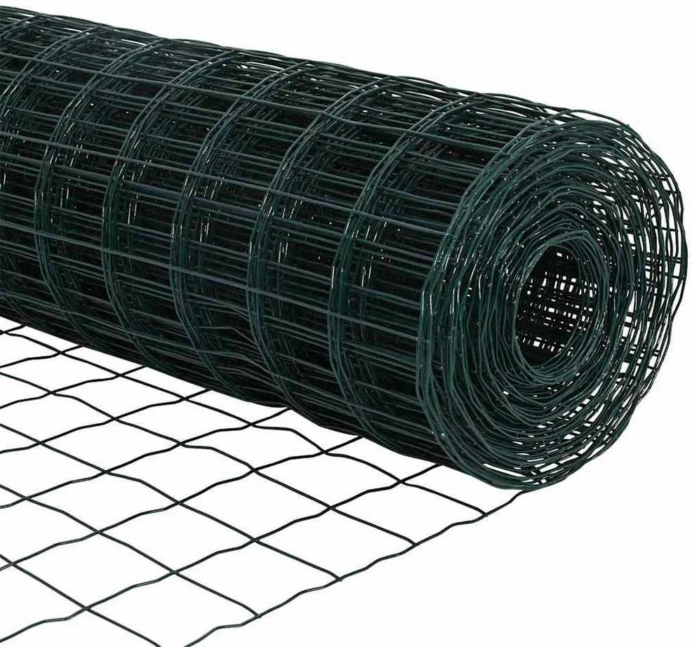 Euro tvora 0,4 x 50 m PVC padengta geležis Žalia