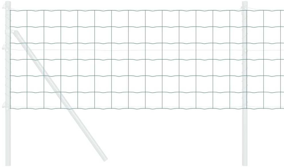 Euro tvora 0,4 x 10 m PVC padengta geležis Žalia