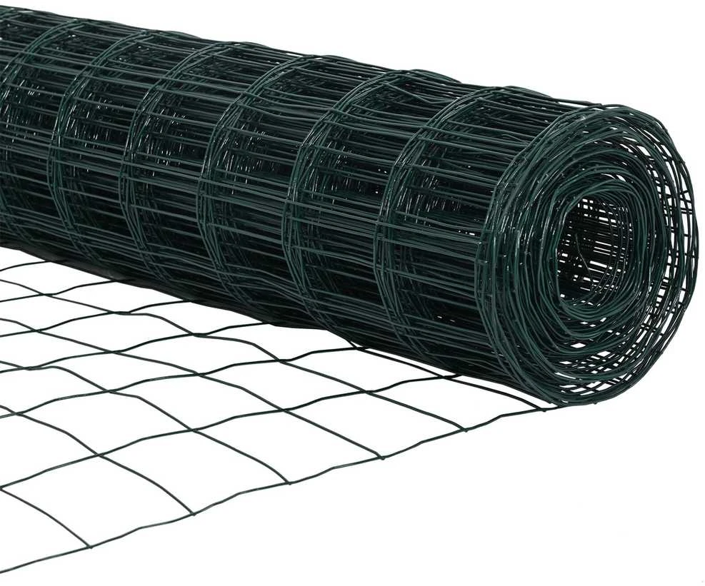 Euro tvora 0,4 x 50 m PVC padengta geležis Žalia