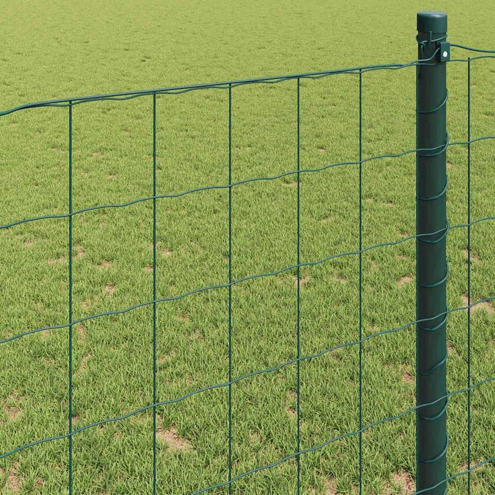 Euro tvora 0,6 x 50 m PVC padengta geležis Žalia
