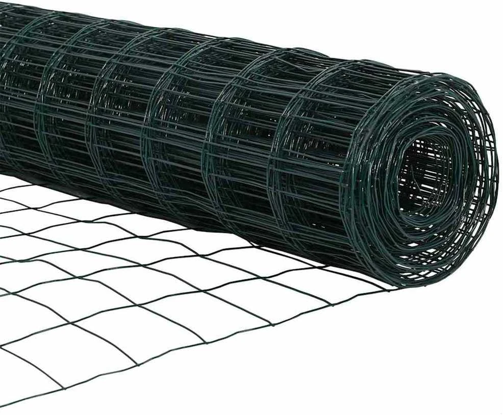Euro tvora 0,6 x 50 m PVC padengta geležis Žalia