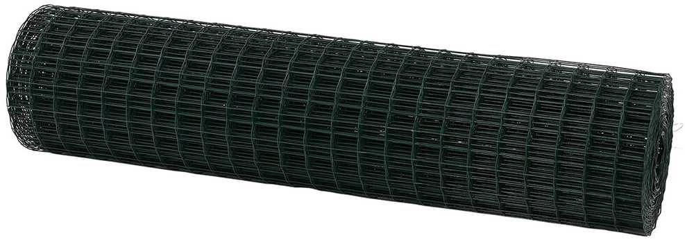 Euro tvora 1,4 x 10 m PVC padengta geležis Žalia