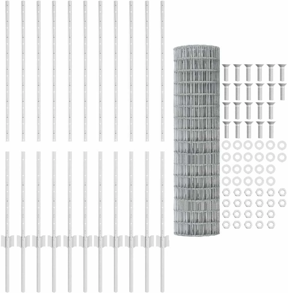 Euro tvoros su stulpu 25 x 1,2 m Galvanizuotas plienas
