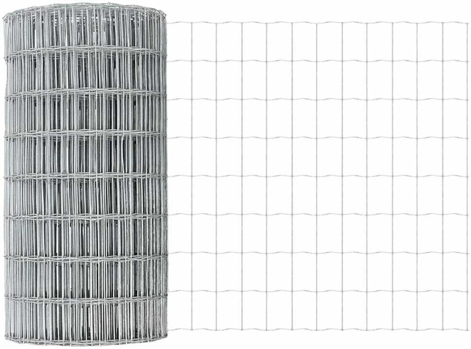 Euro tvoros su stulpu 25 x 0,8 m Galvanizuotas plienas