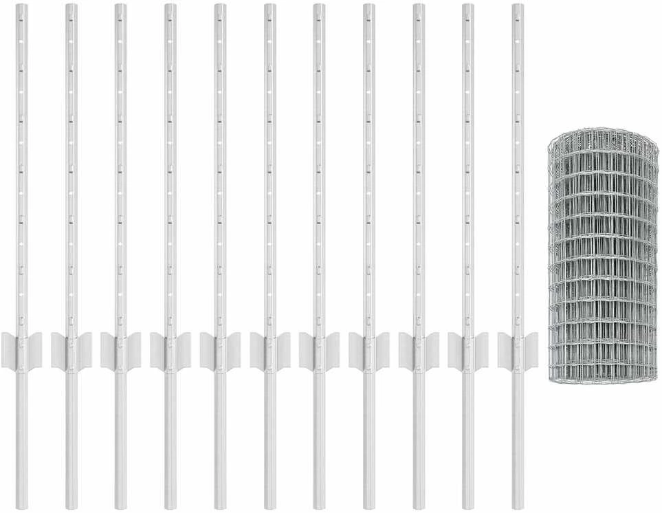Euro tvoros su stulpu 25 x 0,6 m Galvanizuotas plienas