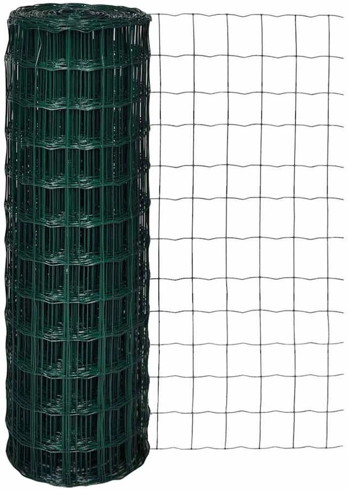 Euro tvoros komplektas, žalias, 10x1,2m, plienas