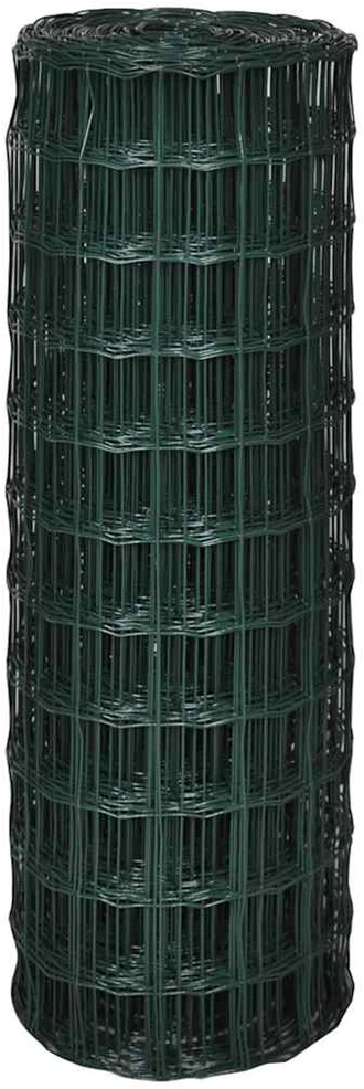 Euro tvoros komplektas, žalias, 25x1m, plienas