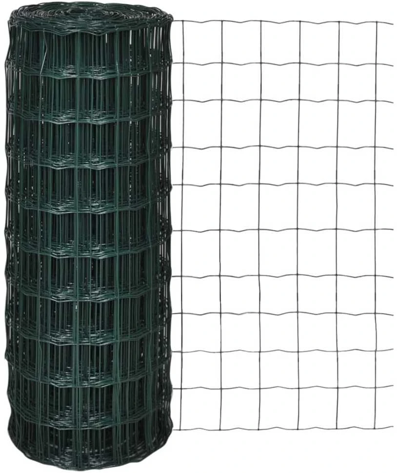 Euro tvoros komplektas, žalias, 25x1m, plienas